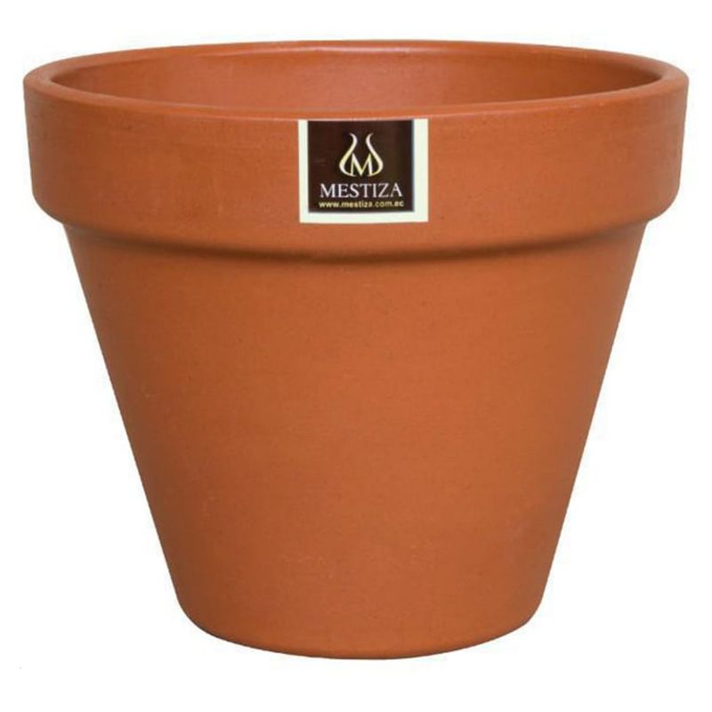 MESTIZA - Macetero Kony de Arcilla 8x7 Terracota