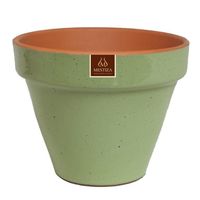 Macetero Kony de Arcilla 19x15 cm Verde Salvia