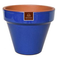 Macetero Kony de Arcilla 11x9 cm Azul Imperial