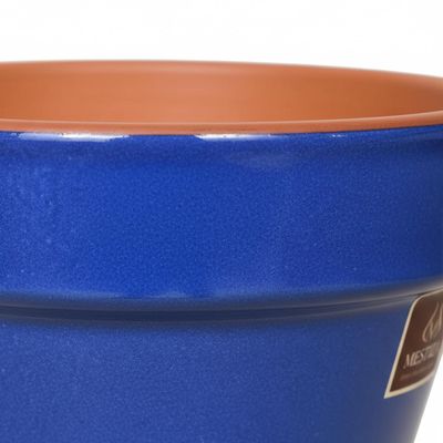 Imagen 2 del producto Macetero Kony de Arcilla 15x12 cm Azul Imperial