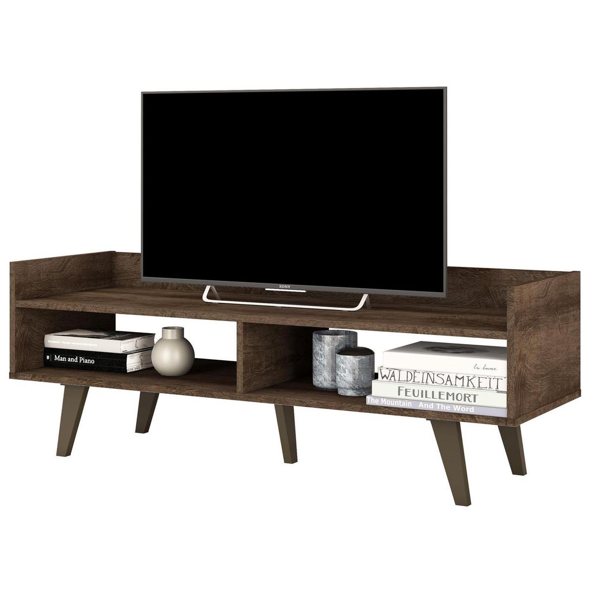 MOBILFRANK - Rack TV 2 nichos rústico