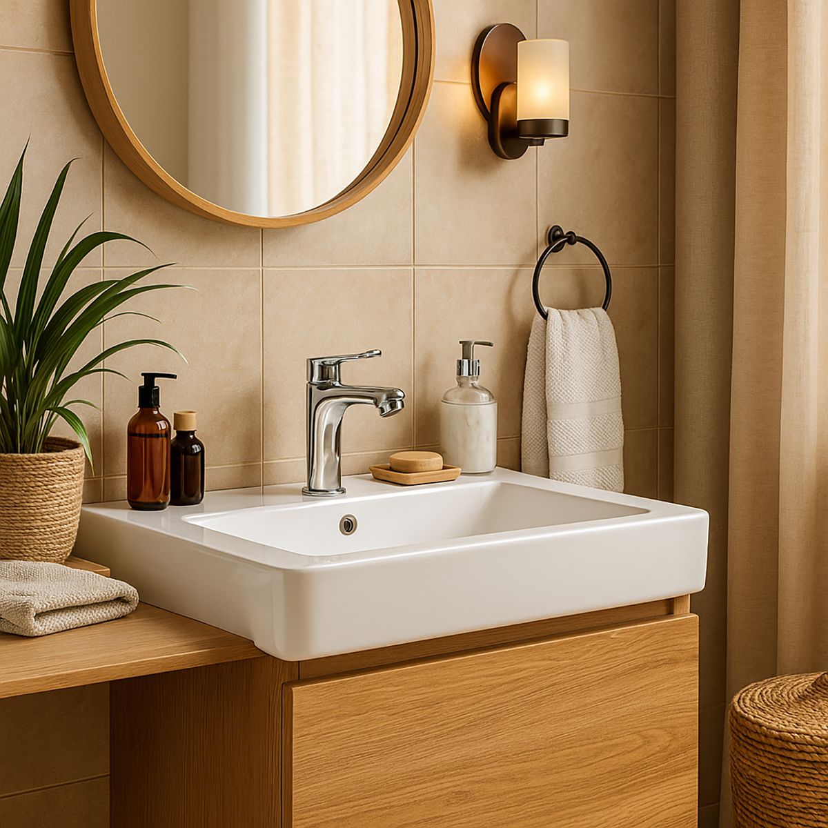 DOMSA - Monomando Lavamanos BGC-24 Cromado