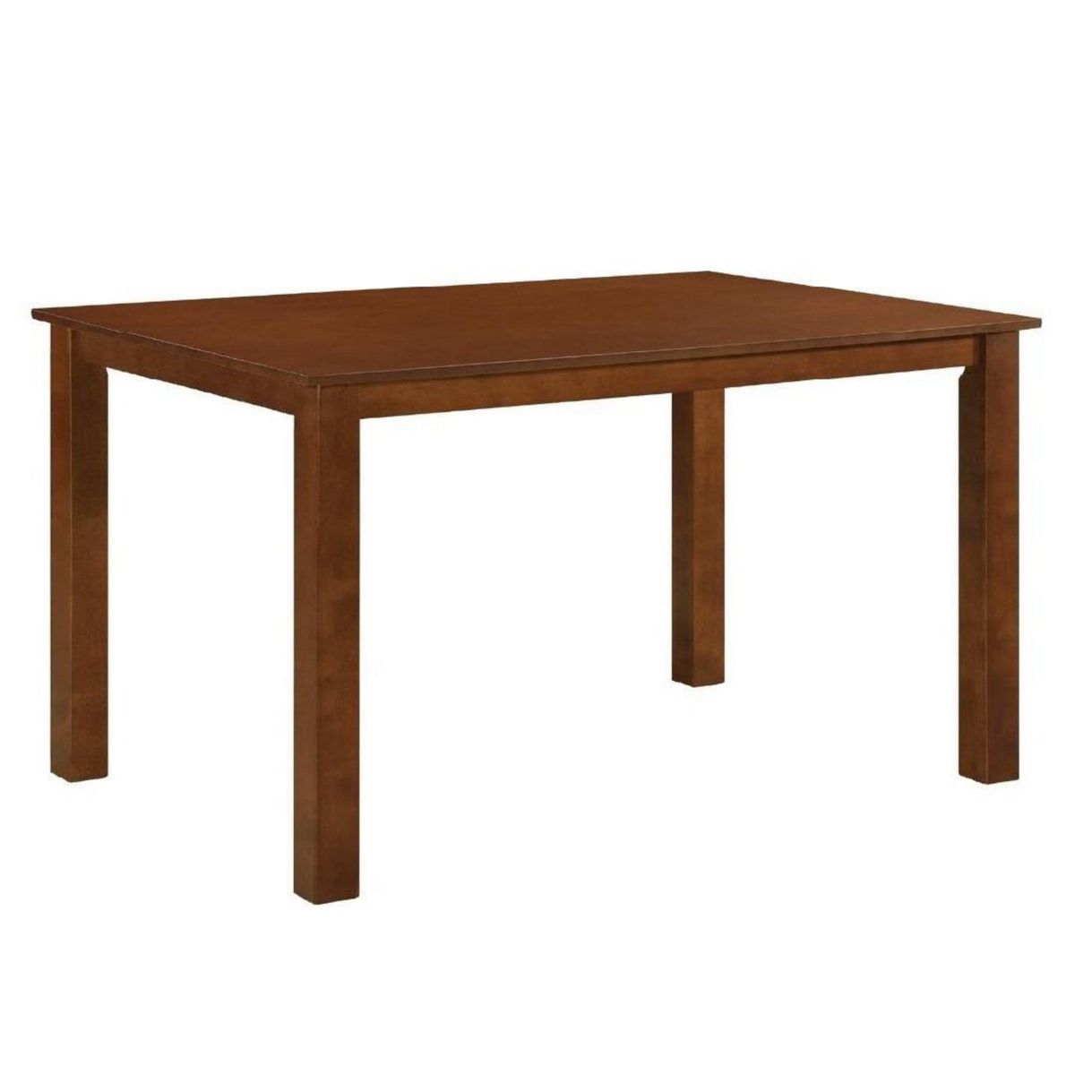 TUHOME - Mesa qatar Q-140 6p Marrón rústico