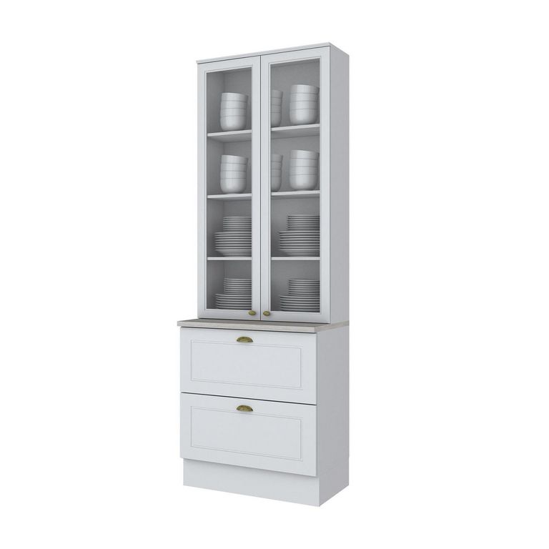 Estante Cristalera Paressine 2ptas 2c