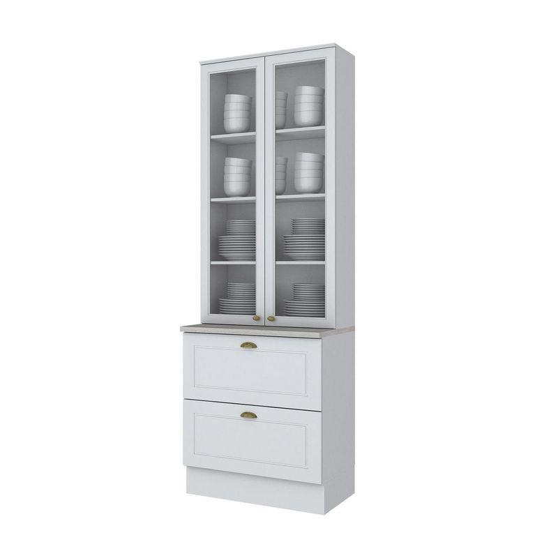 HOME MOBILI - Estante Cristalera Paressine 2ptas 2c