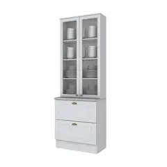 HOME MOBILI - Estante Cristalera Paressine 2ptas 2c