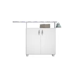 HOME MOBILI - Mueble para planchar Bugambia 2 Ptas Blanco