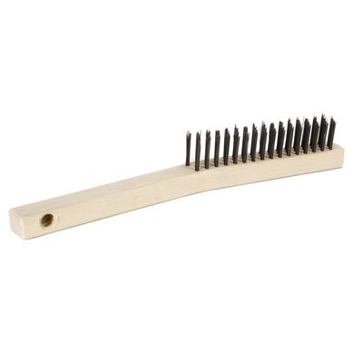 Escobilla de acero templado.