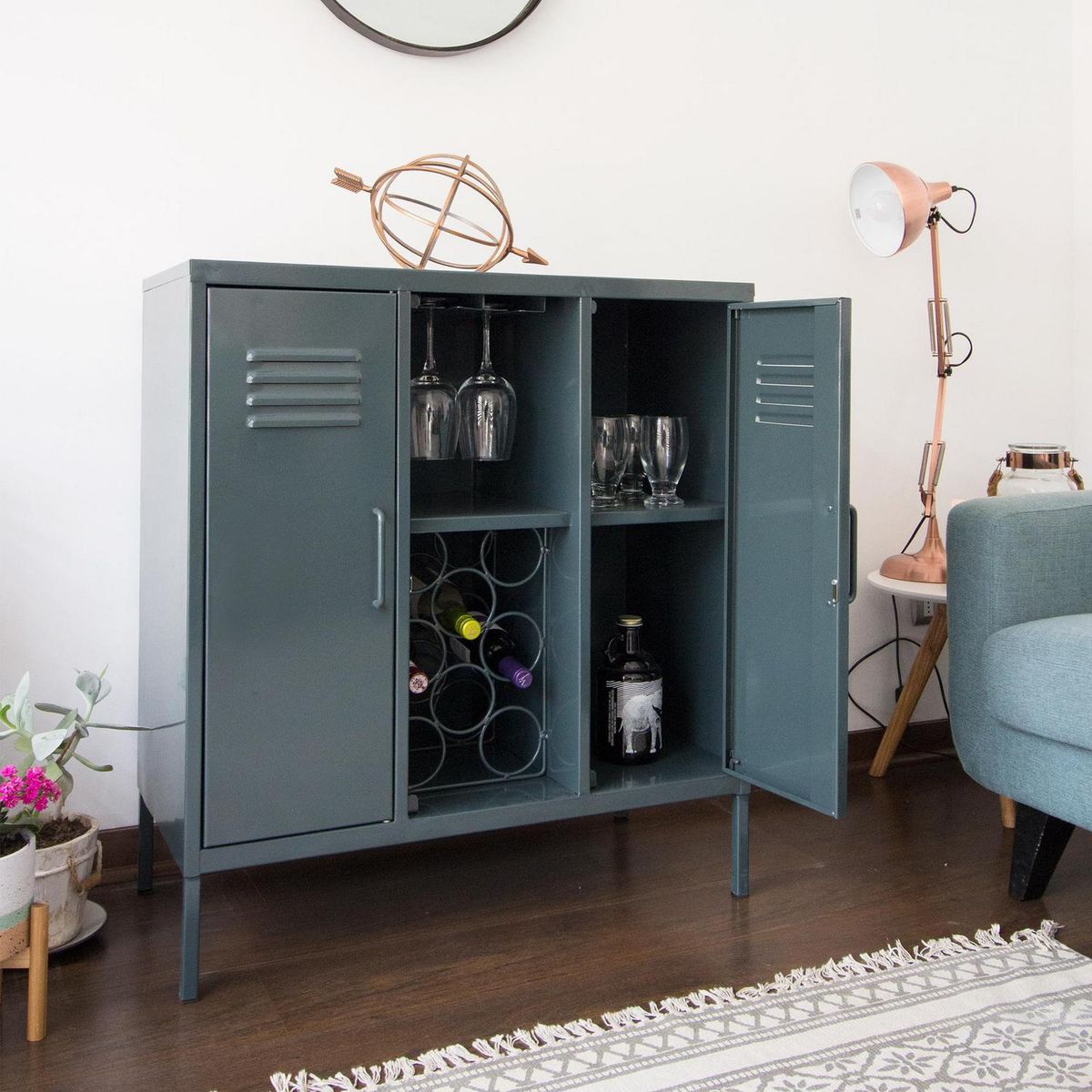 ROCKERS - Bar Pop 83x91x40 cm Gris granito