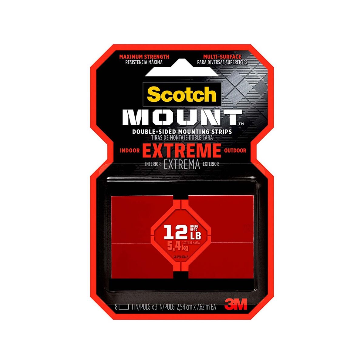 SCOTCH - Cuadros Doble Faz Scotch-Mount Extrema 25.4 mm x 76.2 mm