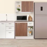 Mueble de cocina Sofía 4 puertas 1 cajon 90x180x36