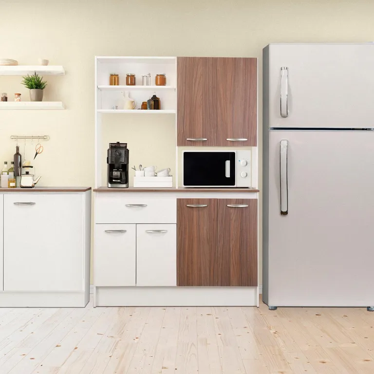Mueble Cocina Modular 6 Puertas 1 Cajón Emma 120X180 Cm