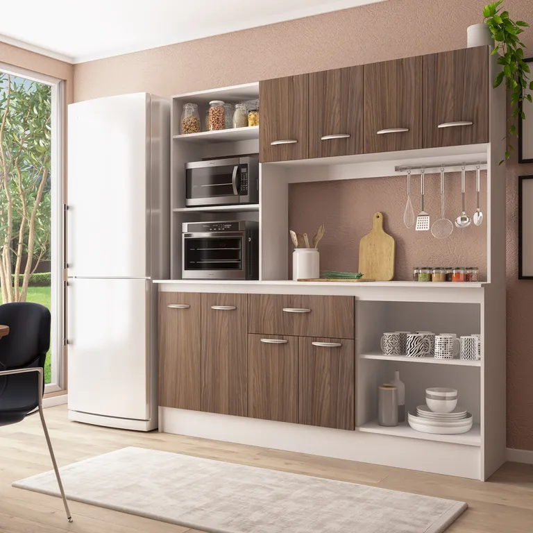 Mueble Cocina Modular 8 Puertas 1 Cajón 180X190 Cm Julieta