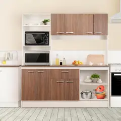 CIC - Mueble Cocina Modular 8 Puertas 1 Cajón 180X190 Cm Julieta