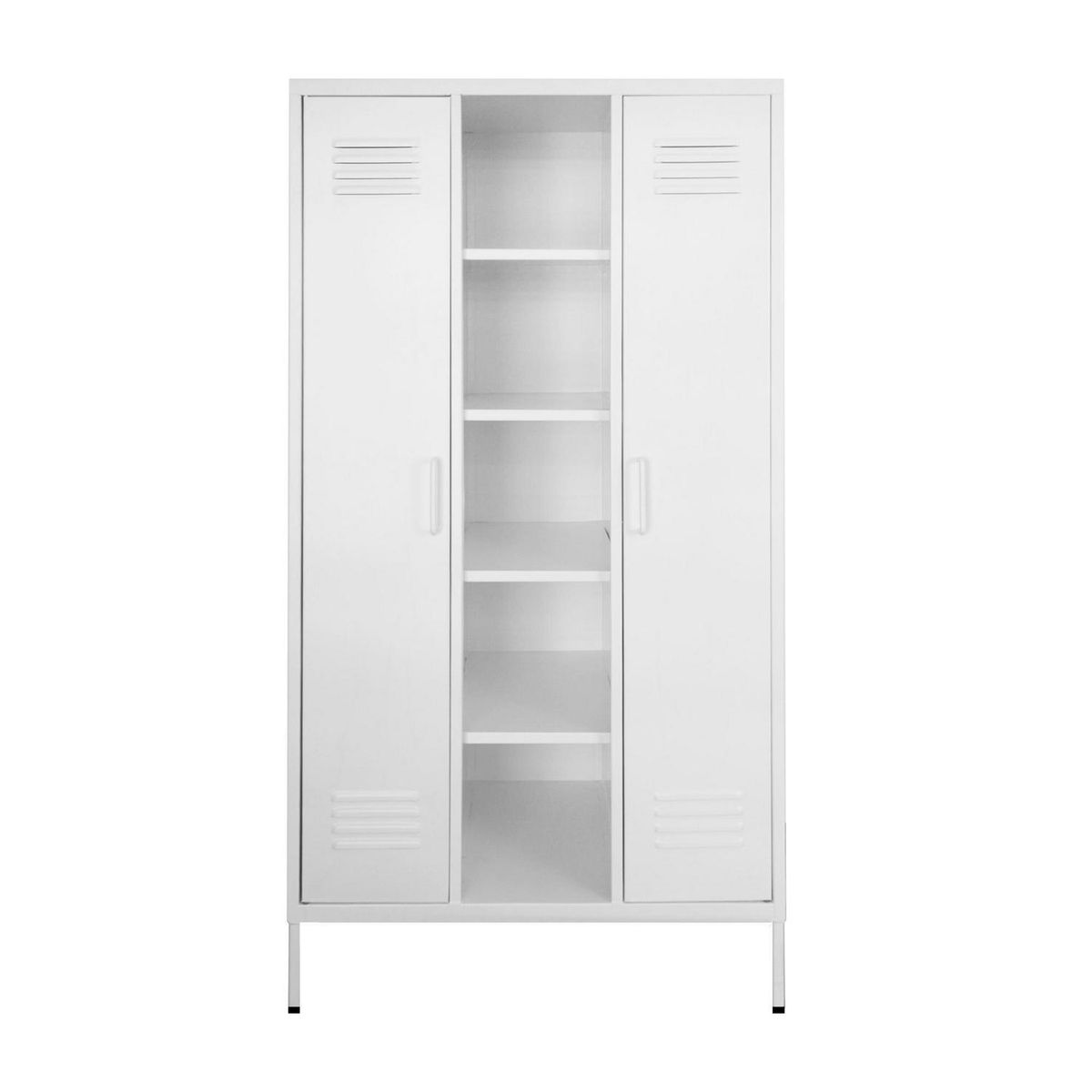 ROCKERS - Clóset Pop 2 Puerta(s) 4 Repisa(s) 83xx50 cm Blanco Mate