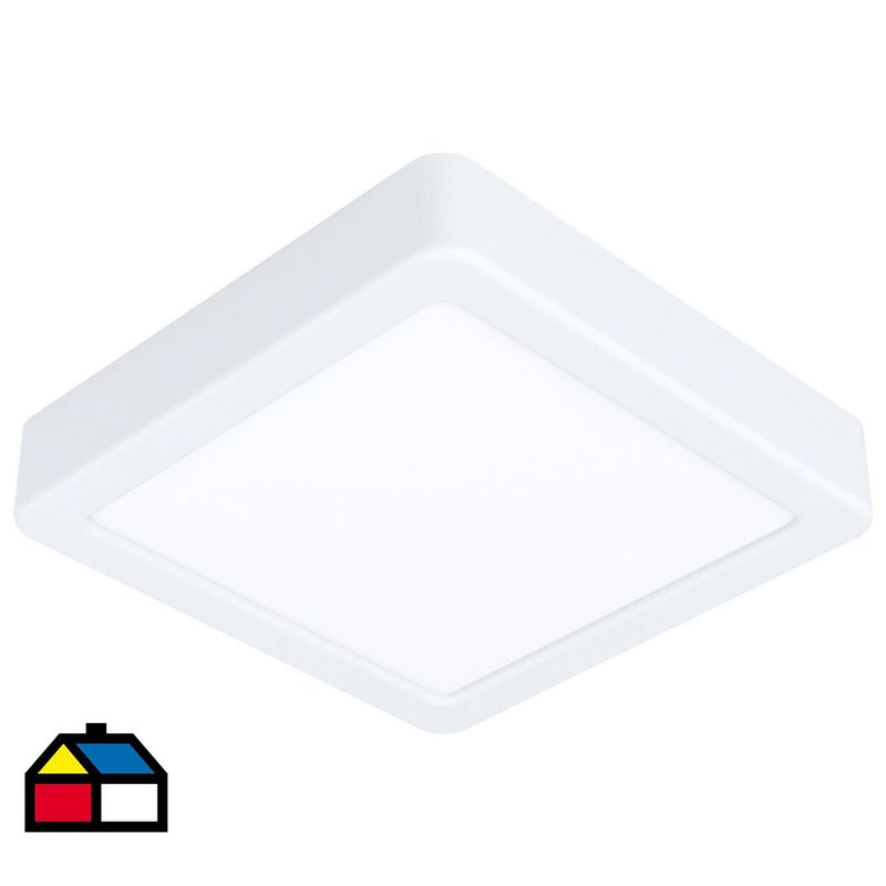 EGLO - Panel Led Sobrepuesto Cuadrado 10,5W Luz Neutra