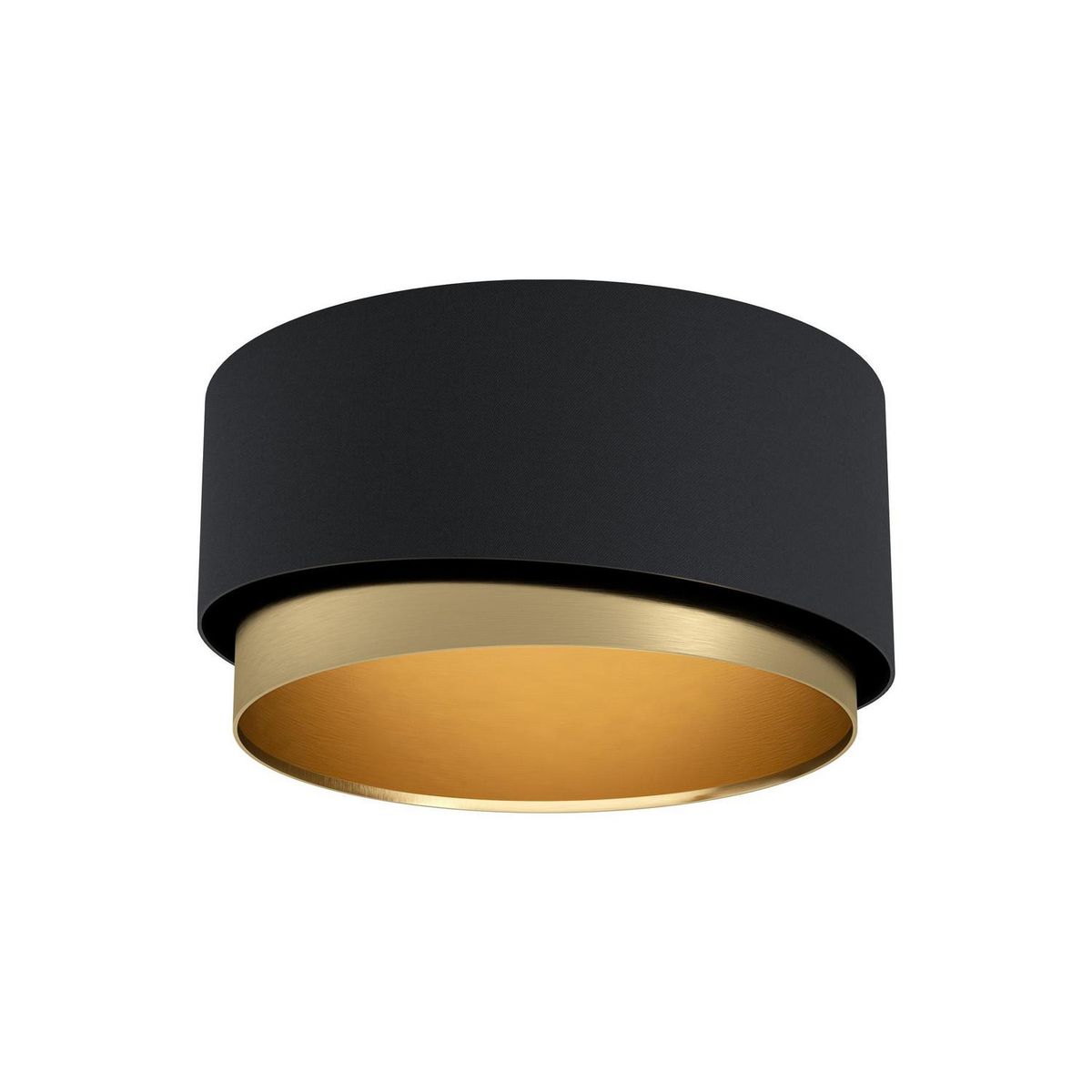 EGLO - Lámpara Techo 1 Luz Acero Dorado 45 cm