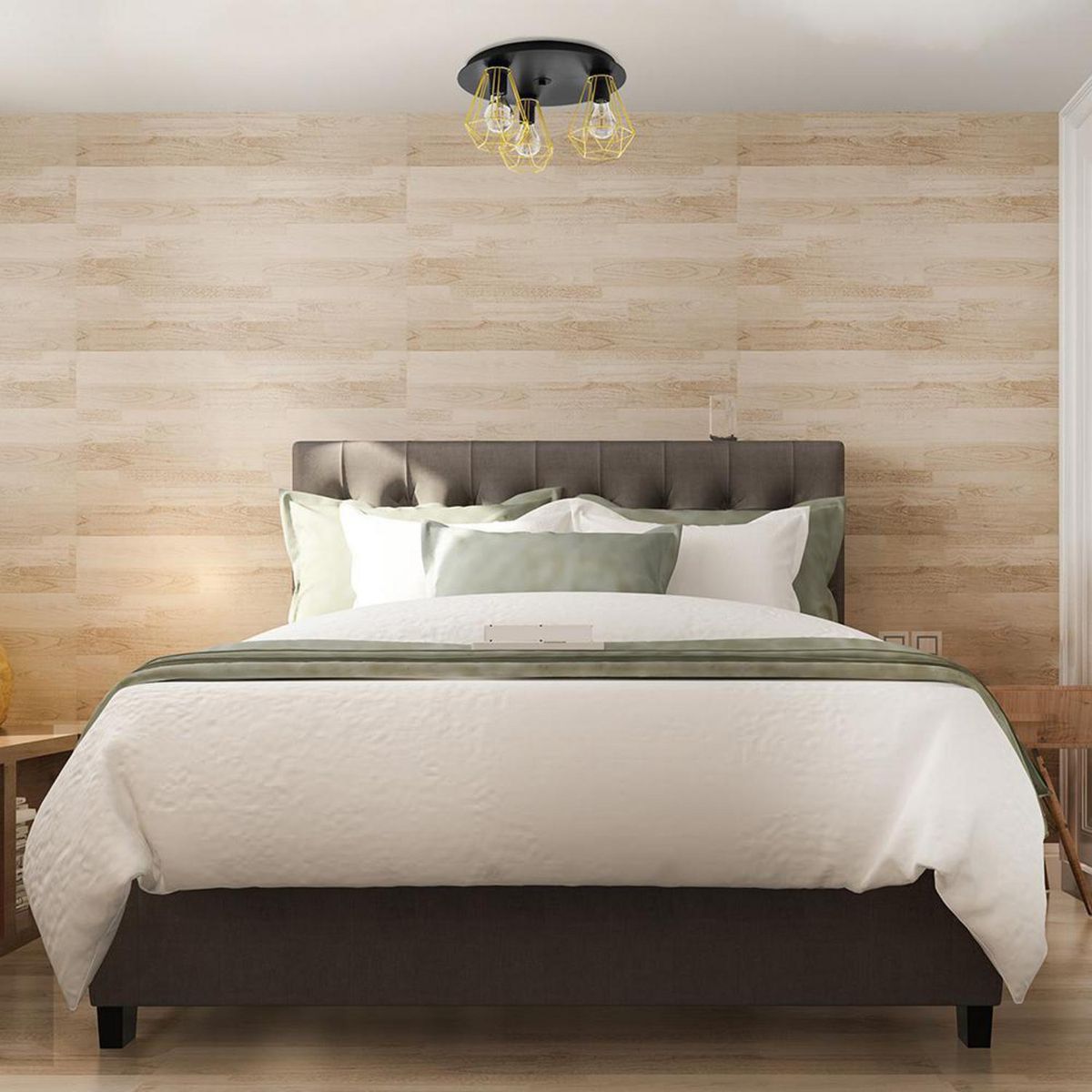 EGLO - Lámpara Techo 3 Luces Acero Dorado