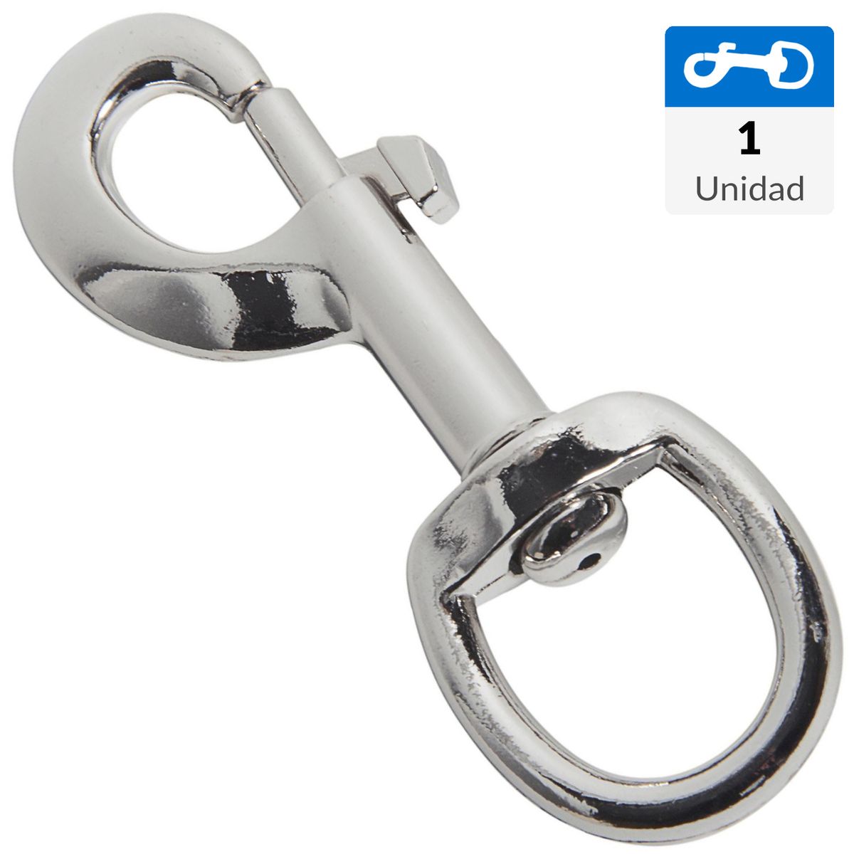 FIXSER - Mosquetón con Argolla 31/2" 1 unidad