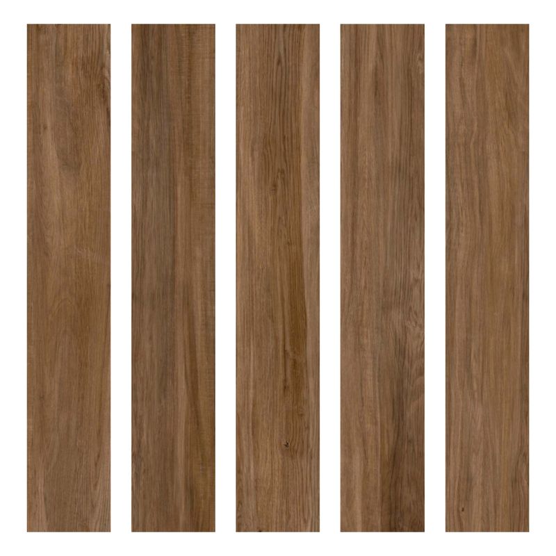 EMBRAMACO - Porcelanato 20x120 cm Mondavio Marrón 1.47 m2