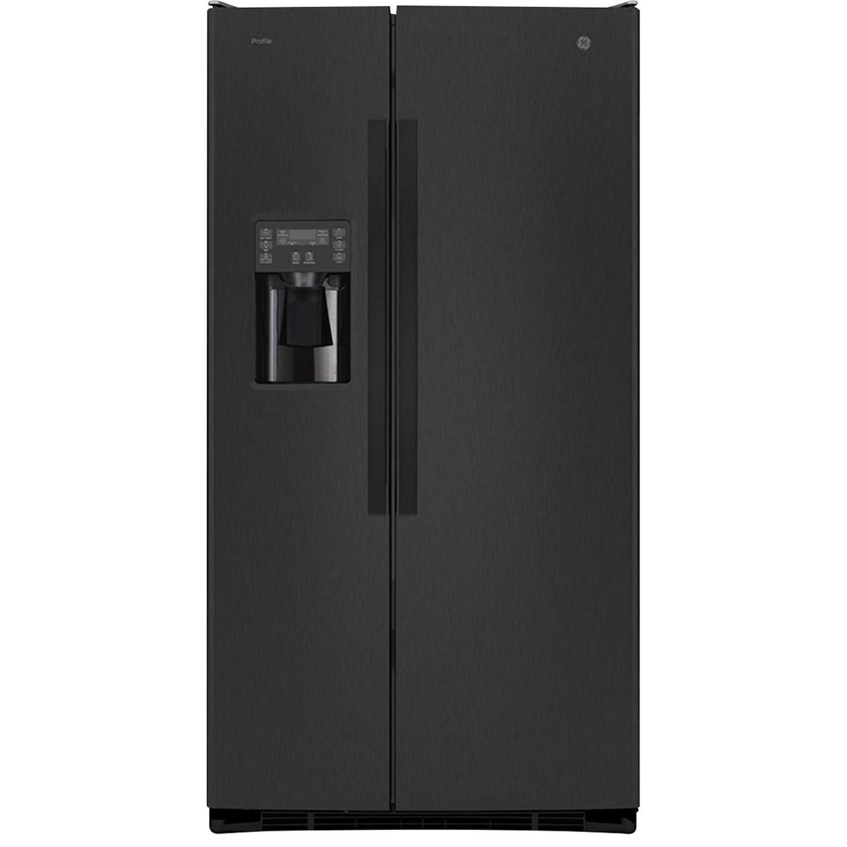 GENERAL ELECTRIC - Refrigerador 2 Puertas Side by Side No Frost 656 Litros Black Steel GRC26FGMFPS