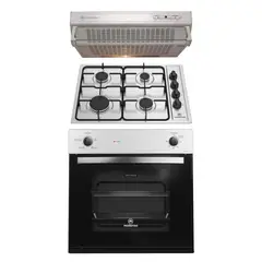 MADEMSA - Kit horno M 110A + encimera 435E + campana U160S