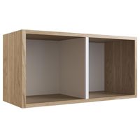 Repisa Honey MDP 2 Nivel(es) 60x30x24 cm Café/Blanco