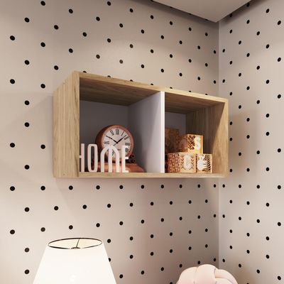 Imagen 2 del producto Repisa Honey MDP 2 Nivel(es) 60x30x24 cm Café/Blanco