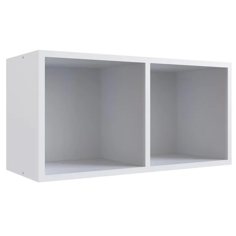 BE DESIGN Repisa Honey MDP 2 Nivel(es) 60x30x24 cm Blanco