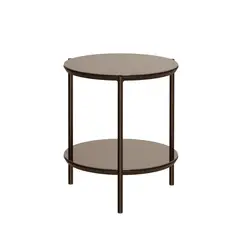 DECOCASA - Mesa lateral Hayden coffe