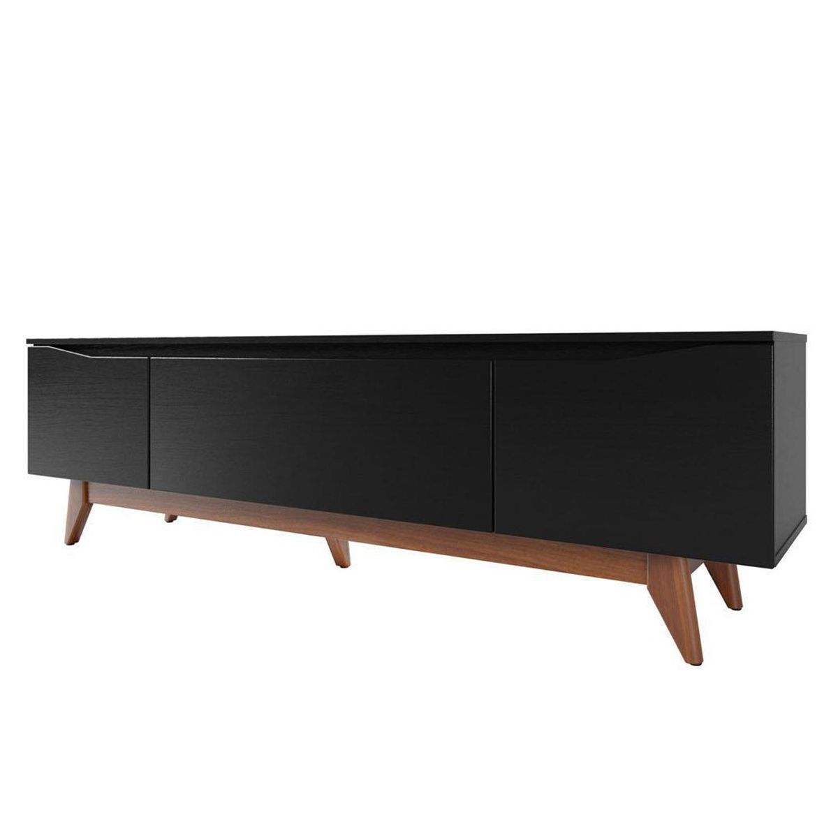 DECOCASA - Rack TV 60 " Flynt Negro 184x56.4x42 cm