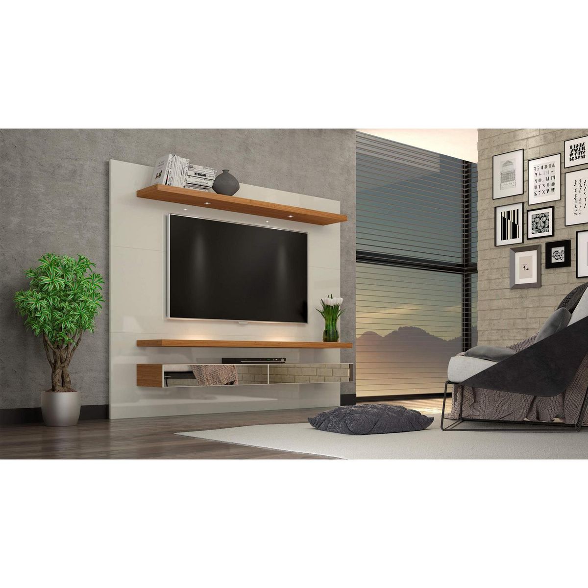 DECOCASA - Home TB108E Off White