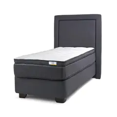 DRIMKIP - Cama Americana Hybrida 1.5 Plaza Plus BN 105x200 cm + Respaldo