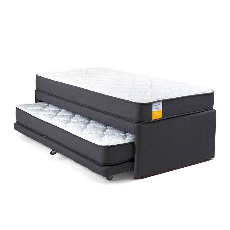 DRIMKIP Cama 1.5 plazas Nido Gris