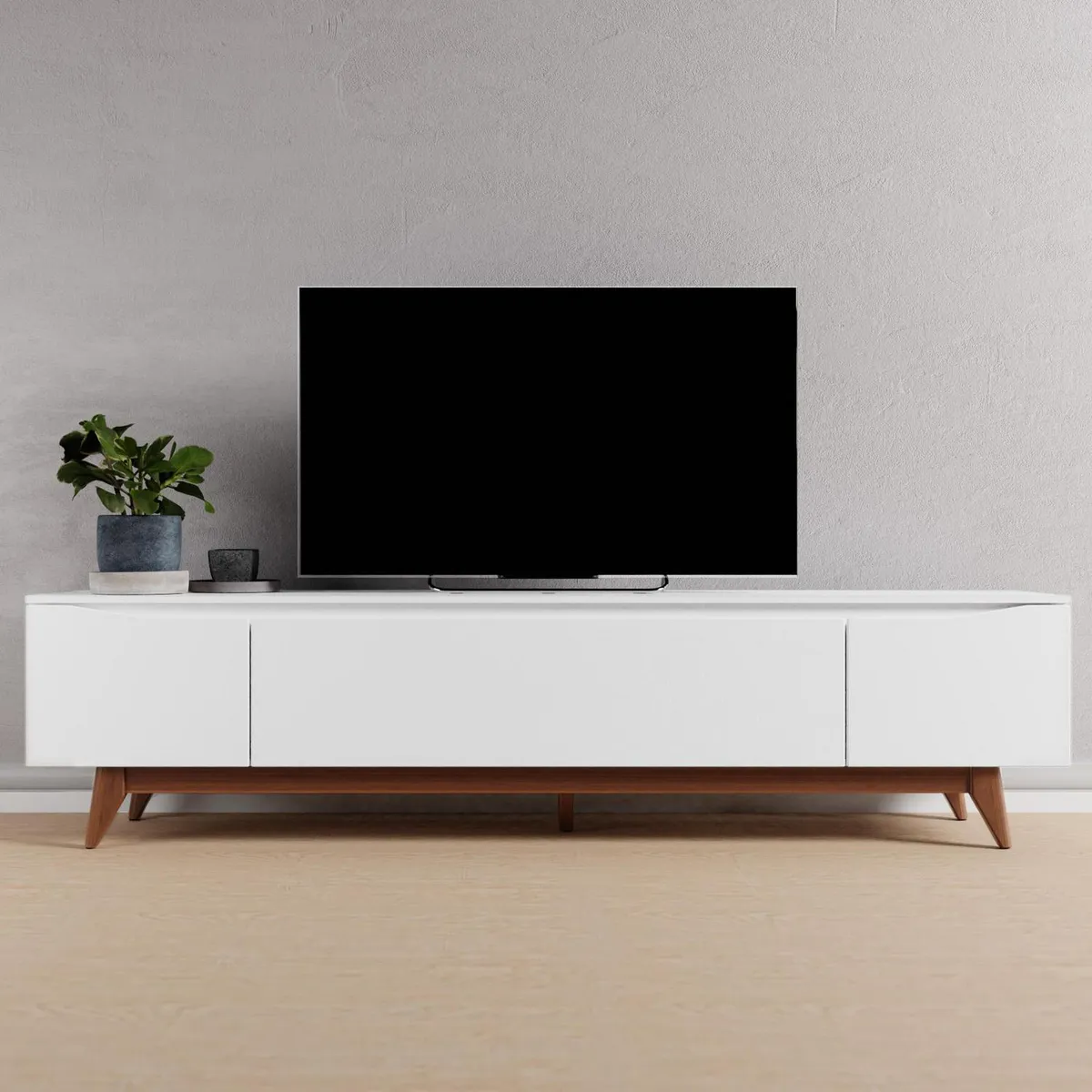 DECOCASA - Rack Flynt 2.2 blanco