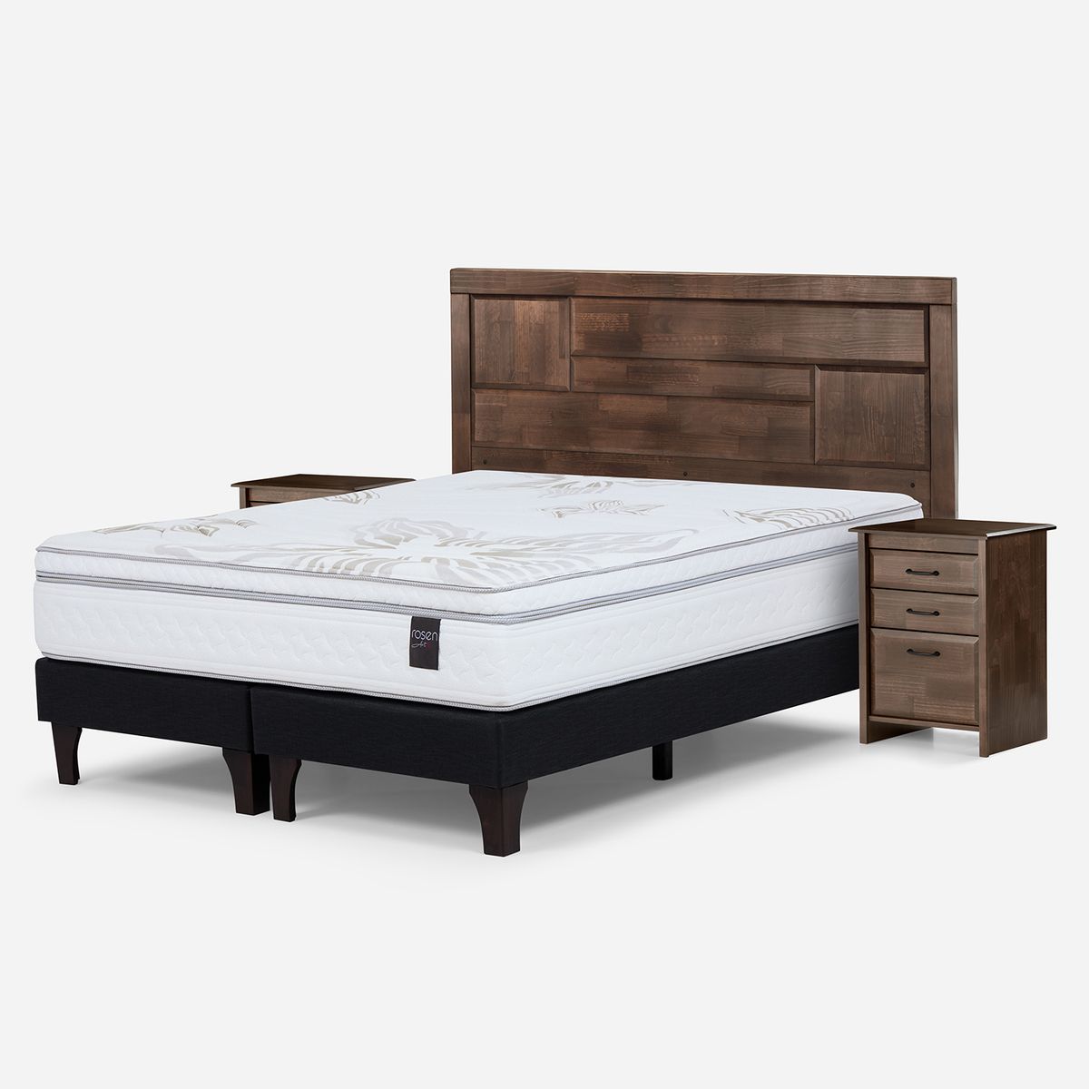 ROSEN - Cama King Europea Art 4 Blanco