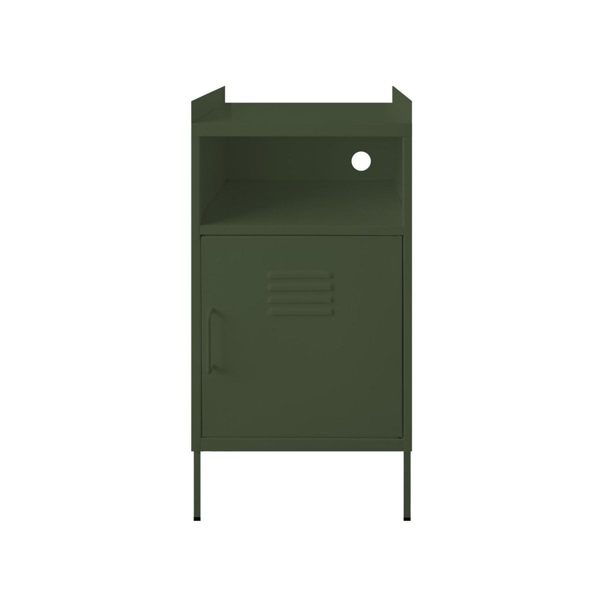 ROCKERS - Rack Vinilo Pop 95x50x40 cm verde oliva