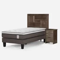 ROSEN - Cama 1.5 Plazas Europea New Style 6 Blanco