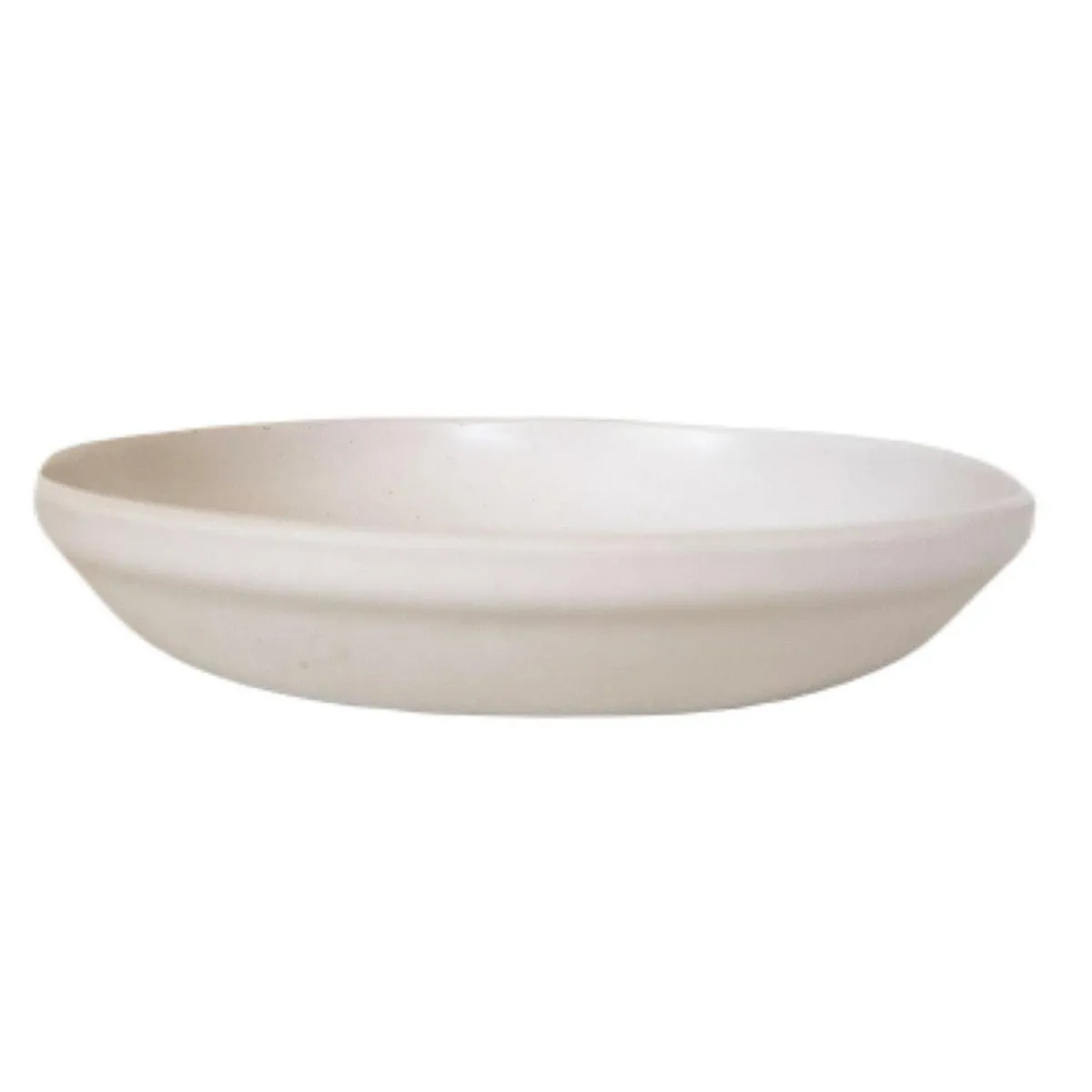 DECOGREEN - Plato biodegradable para modelo curvo o redondo blanco