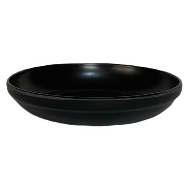 Plato biodegradable para modelo curvo o redondo negro