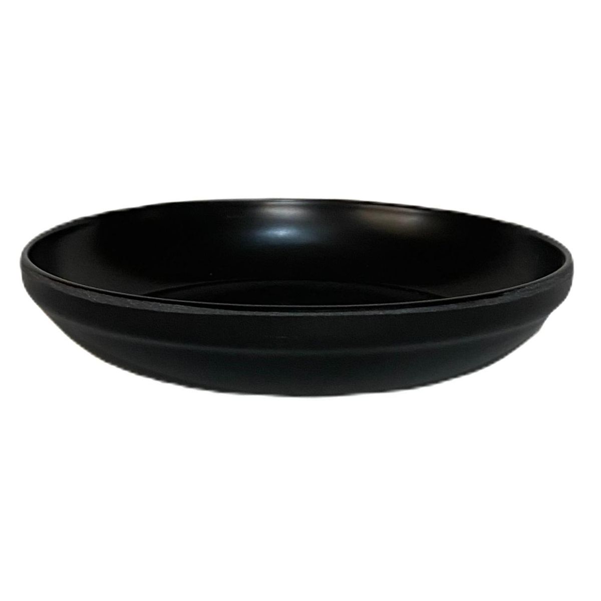 DECOGREEN - Plato biodegradable para modelo curvo o redondo negro