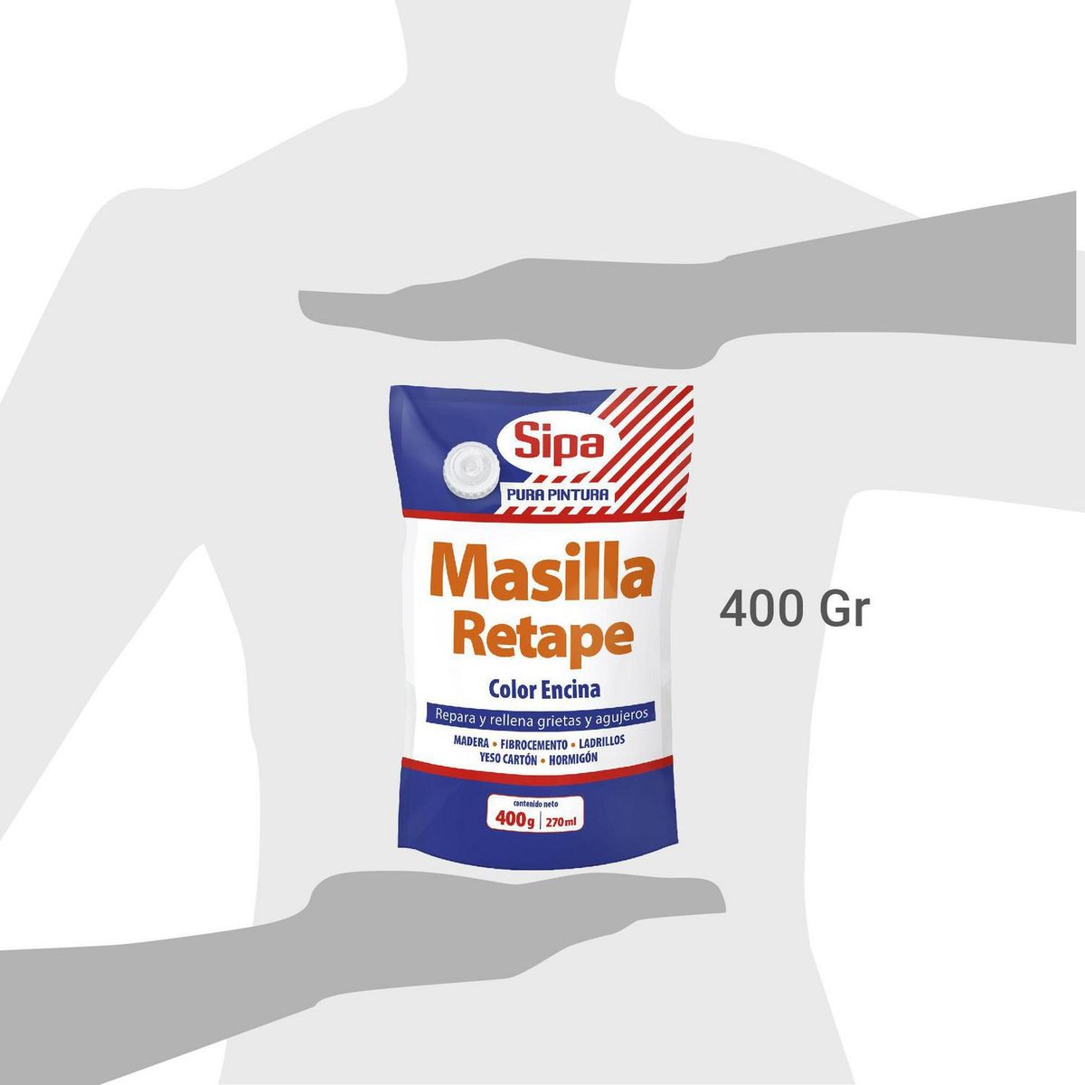 SIPA - Masilla retape Encina 400 gr