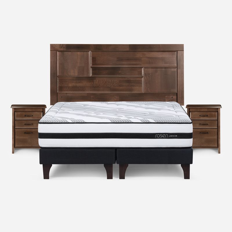 ROSEN - Cama Driven 2 plazas Blanco