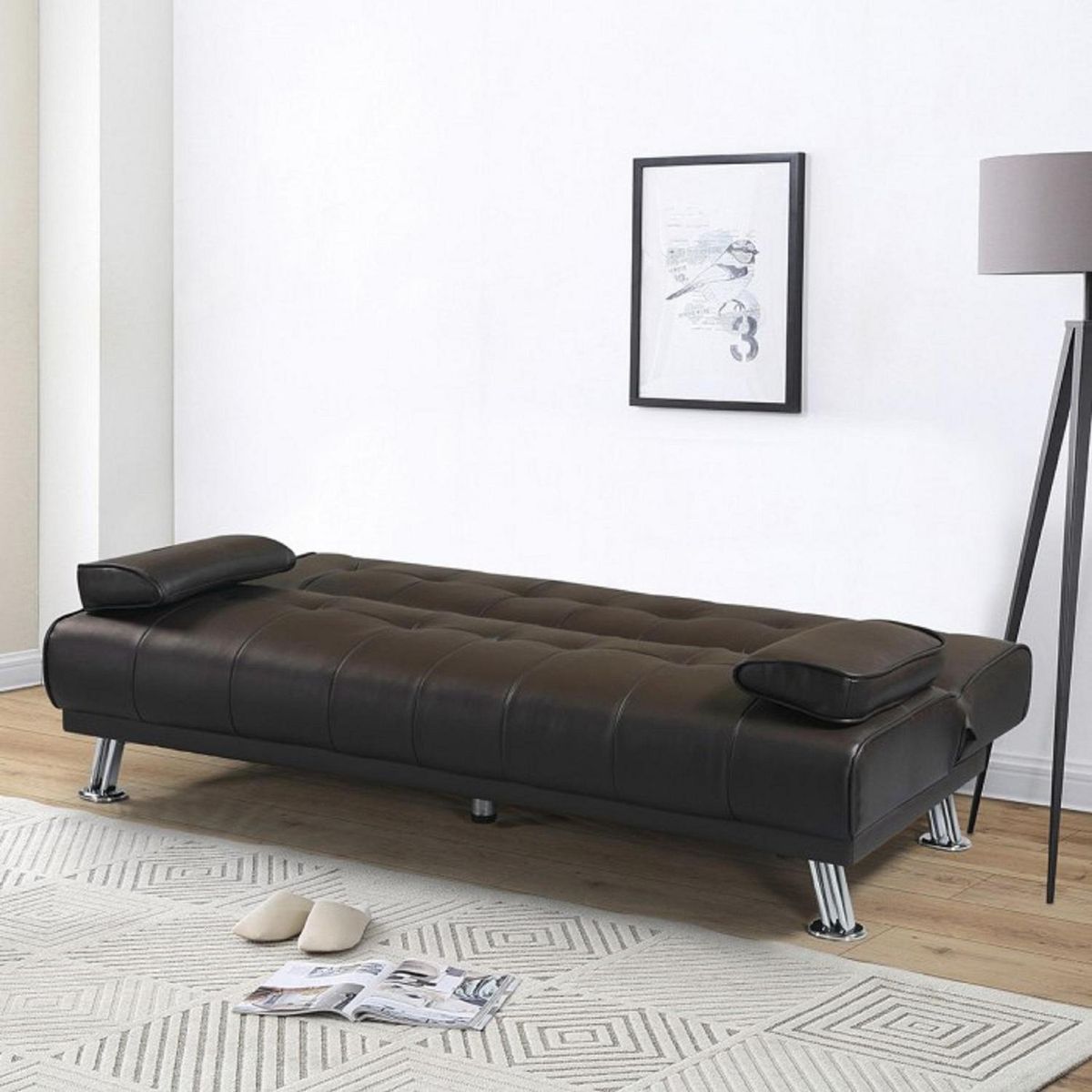 IDETEX - Futón Siena Café 180x80x80 cm