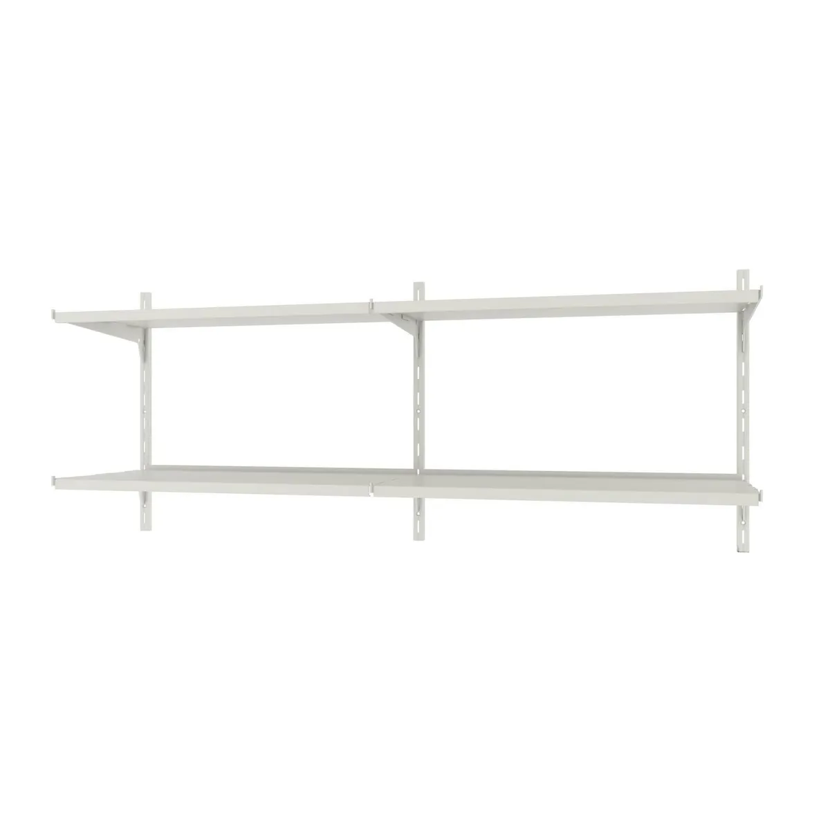 DUCASSE - Repisa Grad. Dúo Acero 4 Nivel(es) 120x50x30 cm Blanco