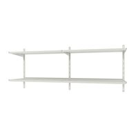 Repisa Grad. Dúo Acero 4 Nivel(es) 120x50x30 cm Blanco