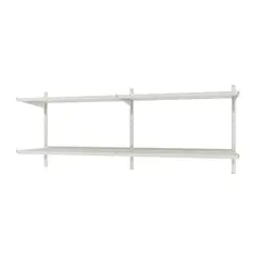 DUCASSE - Repisa Grad. Dúo Acero 4 Nivel(es) 120x50x30 cm Blanco