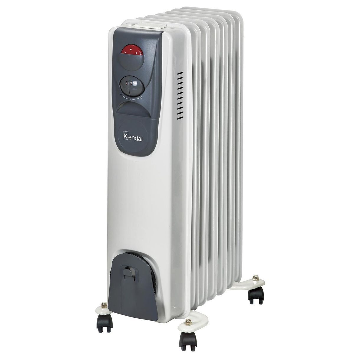 KENDAL - Estufa 1500 W Oleoeléctrica KO-1500 Gris - Blanco