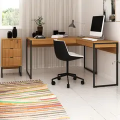 TECNOMOBILI - Escritorio almendra negro