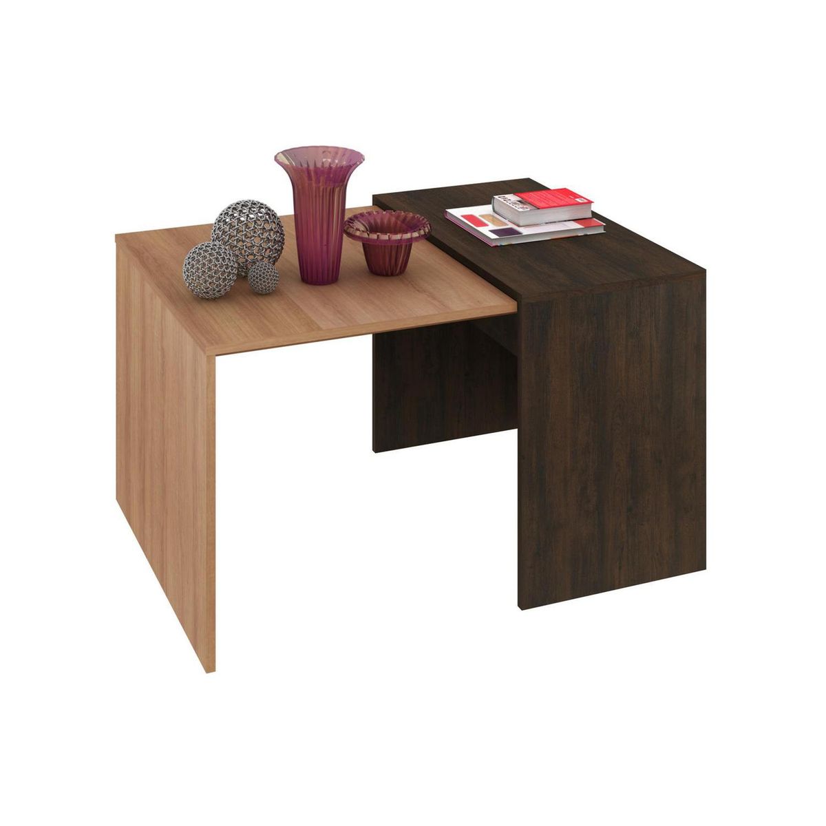 TECNOMOBILI - Mesa de centro almendra/rustico